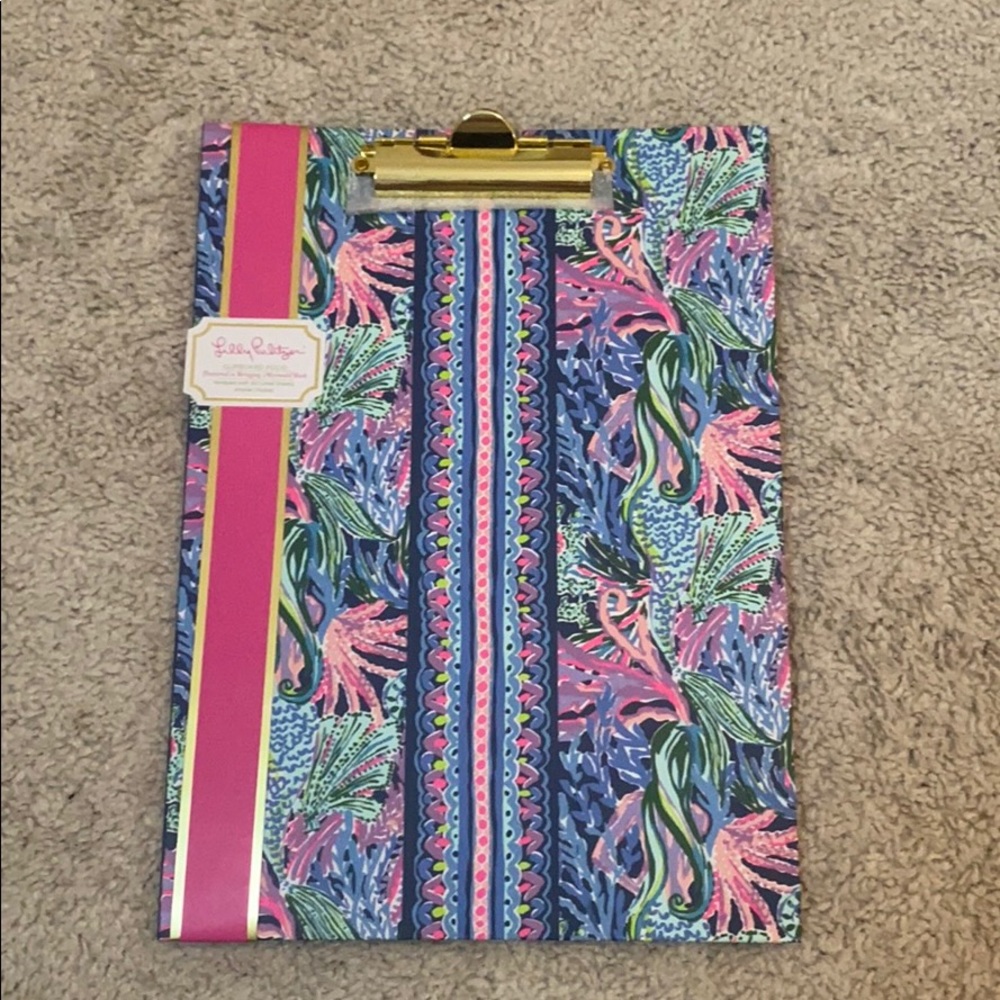 Lilly Pulitzer Clipboard Folio